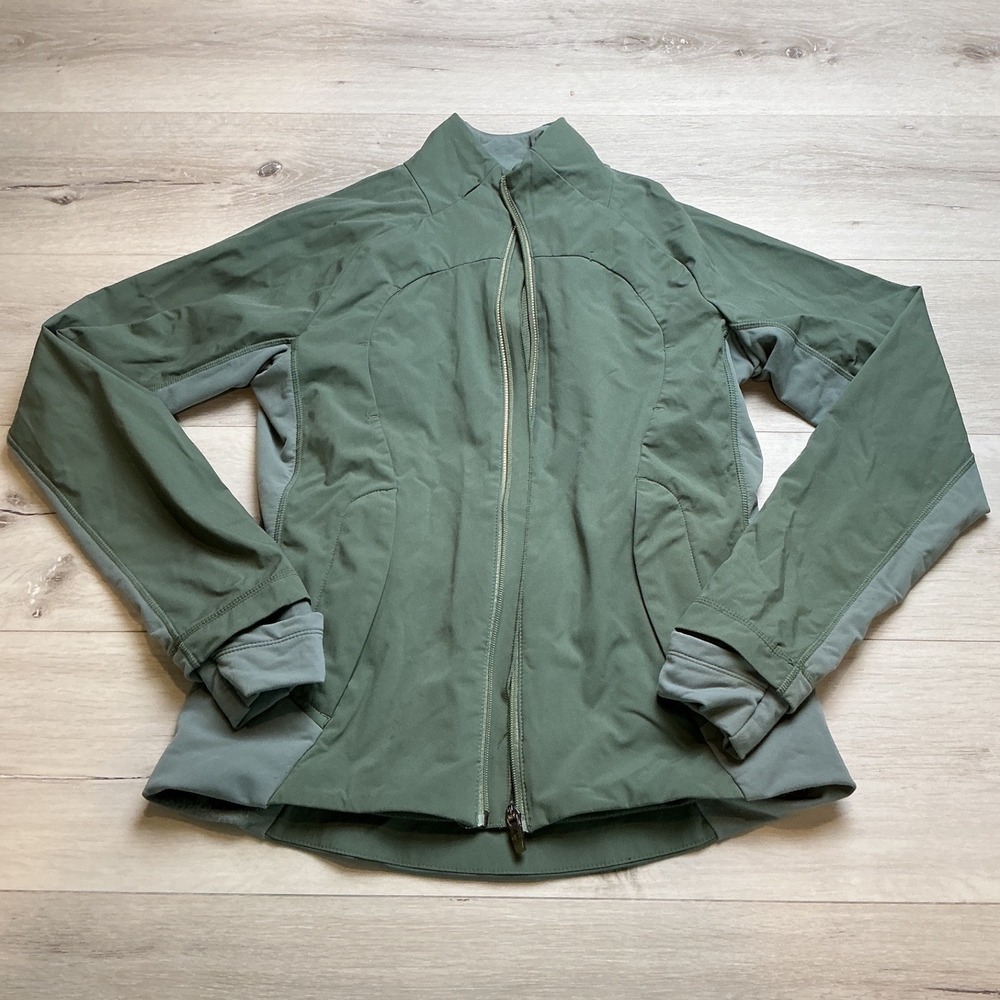 Lululemon Define Jacket Women Size 6 Green PreLoved